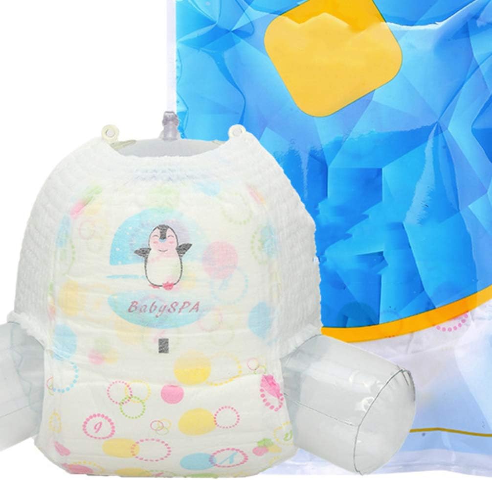 Healifty Diaper 5PCS Swim Diapers Disposable Little Swimmers Baby Diapers Swimming Pool Water Nappy Pants for Baby - Size XXL Swimming Trunks - Image 6
